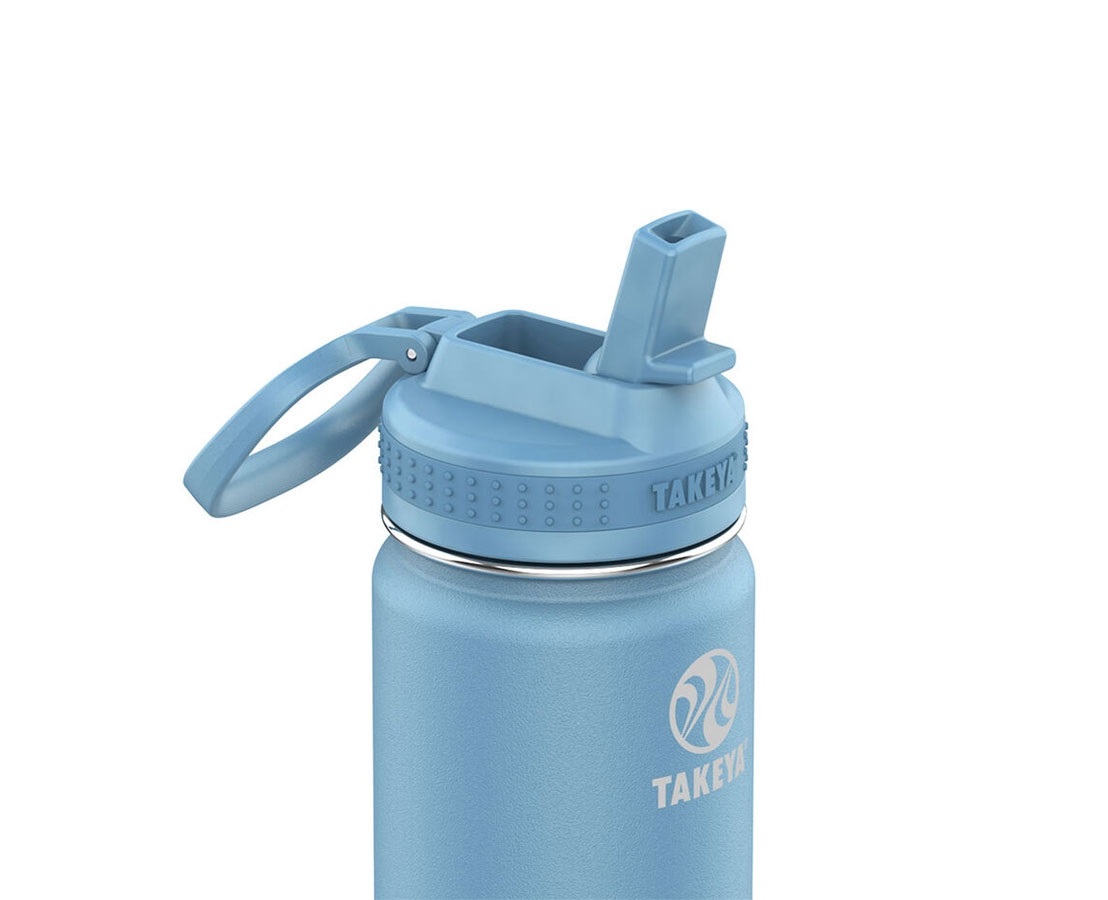 Bottiglia Termica Thermos Takeya ACTIVES STRAW INSULATED 700ml BLUESTONE ,